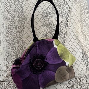 Atenti Velvet Floral Bag